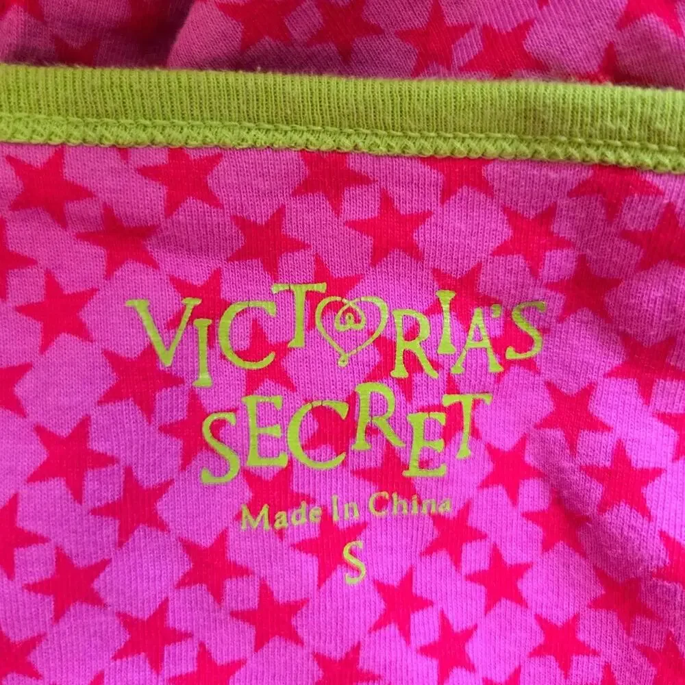 Y2k victorias secret pink star